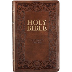 KJV Gift Edition Bible Brown - (Leather Bound) - 1 of 1