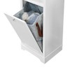 VANIRROR 64" Tall Bathroom Storage Cabinet, Slim Freestanding Bathroom Cabinet for Small Spaces with 4 Adjustable Shelves, Laundry Hamper - 3 of 4