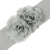 Elerevyo Women's Big Double-Flower Stretchy Elastic Wide Chunky Dress Waistband Belts - 2 of 4
