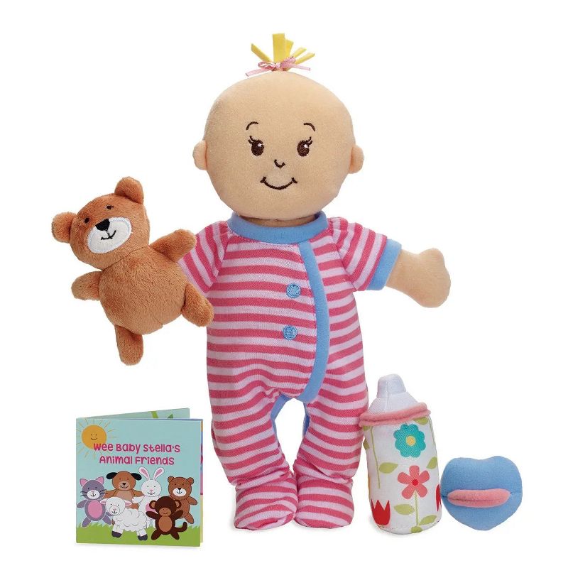 Manhattan Toy Wee Baby Stella Sleepy Time Scents 12" Soft Baby Doll Set, 1 of 10