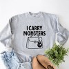 Simply Sage Market I Carry Monsters Purse Sweatshirt - 3 of 4