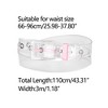 INSPIRE CHIC Womens Grommet Clear Waist Belt Plus Size Waist Belts for Jeans Dresses 1 Pc - 3 of 4