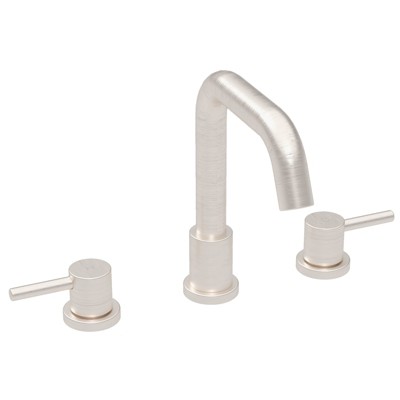 Bathroom Faucet 8 Inch – Widespread Sink Faucet with Smooth Curve Spout, 2 Handles, 3-Hole Mount, Includes CUPC Certified Lines & Pop-Up Drain