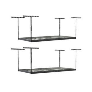 SafeRacks 4x8 Overhead Garage Storage Rack - 2 Rack Pack - 1 of 4
