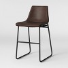 Bowden Faux Leather Counter Height Barstool - Threshold™ - image 3 of 4