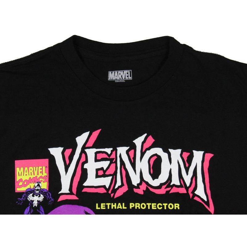 Marvel Comics Men's Venom Lethal Protector Graphic T-Shirt Adult, 3 of 4