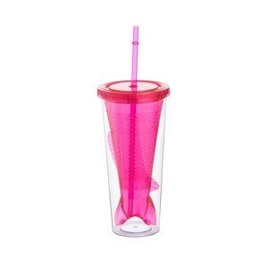 Beachcombers 12 Oz Plastic Pink Mermaid Tail Tumbler - 1 of 1