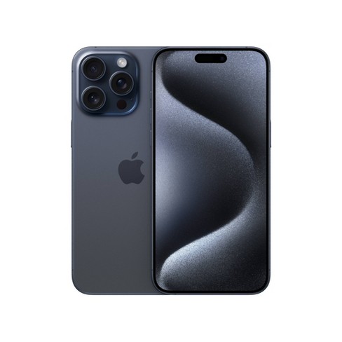 Apple Iphone 15 Pro Max (256gb) - Blue Titanium : Target