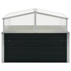 vidaXL Greenhouse Anthracite 39.4"x39.4"x30.3" Galvanized Steel - 2 of 4