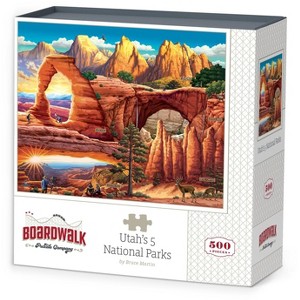 Utah's 5 National Parks by Boardwalk - Jigsaw Puzzle - 1 of 4
