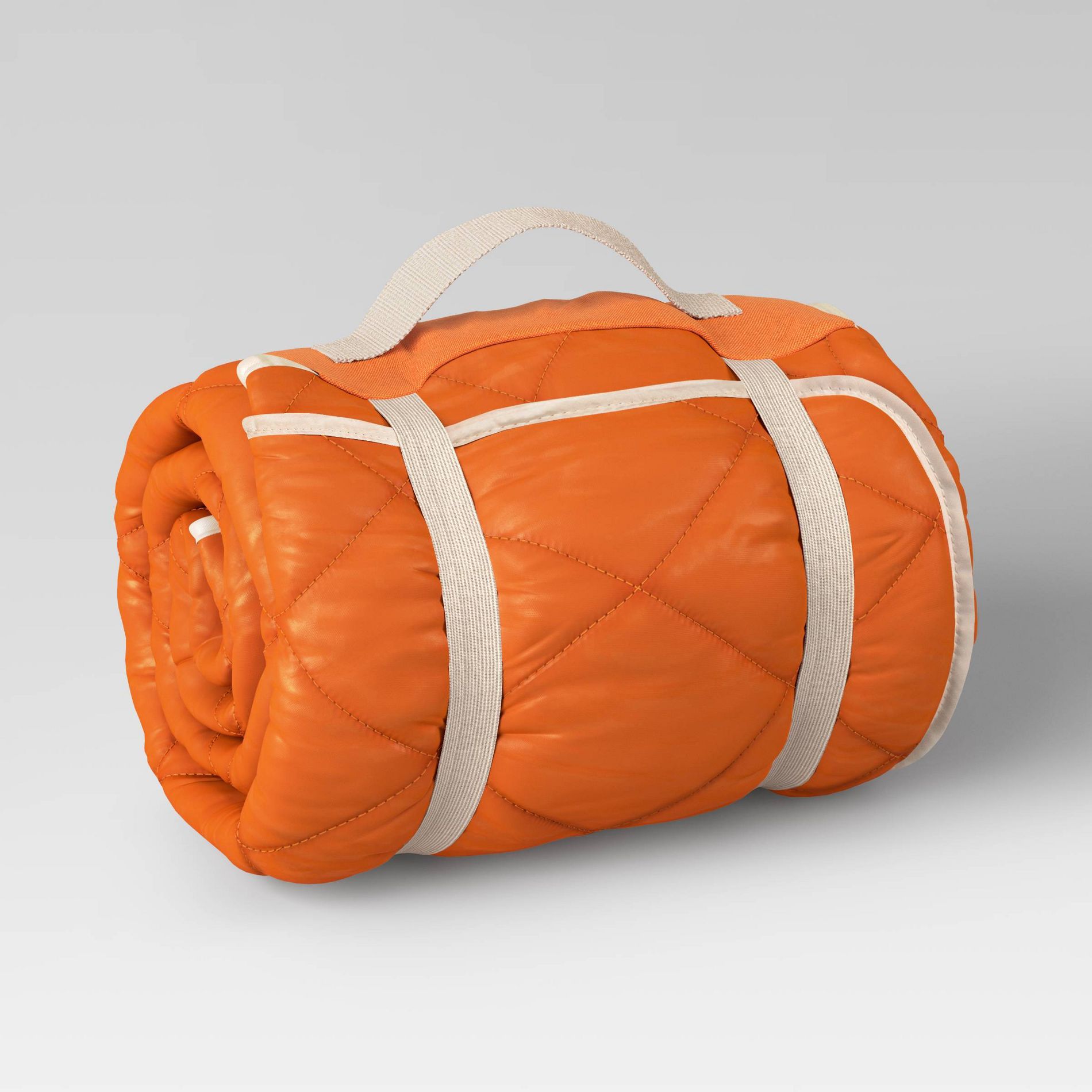 On the Go Collection Quilted Checkered Throw Blanket Orange - Room Essentials™