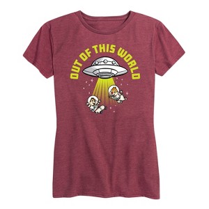 Women's - Disney - UFO Out Of This World Short Sleeve Graphic T-Shirt - 1 of 4