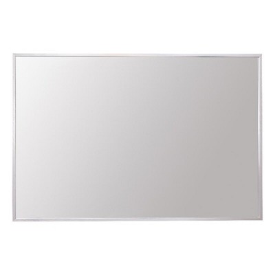 Elegant Lighting Aluminum Frame Rectangle Mirror 24x36 In Silver