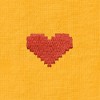 Dalix Pixel Heart Embroidered Lightweight Relaxed Jersey Tee Summer Cute Love Womens - 2 of 4