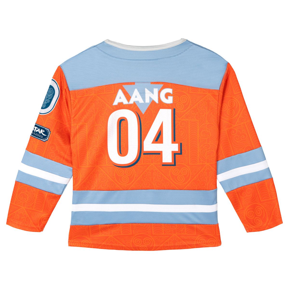 Avatar The Last Airbender Aang Mesh Hockey Jersey Long Sleeve T-Shirt Little Kid to Big Kid - thumbnail 3
