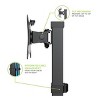 Kanto DTS1000 Universal Desktop Stand with Adjustable Height, Tilt, and Swivel for 17" - 32" Monitors - 4 of 4