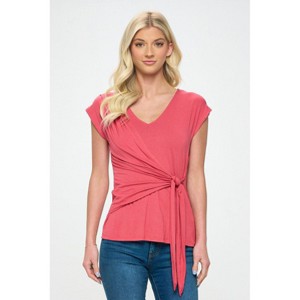 WEST K Women's Naomi Knit Wrap Top - 1 of 4