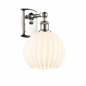White Venetian - 1 Light Wall Sconce In Modern Style-11 Inches Tall and 8 Inches Wide - 1 of 1