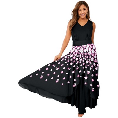 black floral