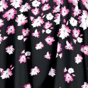 black floral
