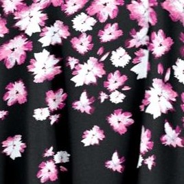 black floral