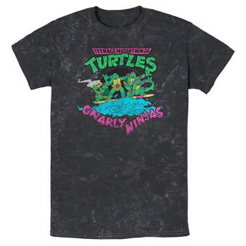 Men's Teenage Mutant Ninja Turtles Distressed Gnarly Ninjas T-Shirt