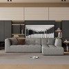 NicBex Upholstered Modular Sectional Sofa Modern Chenille Fabric Comfy L-Shaped Sofa Couch Convertible Minimalist Sofa for Living Room - 2 of 4