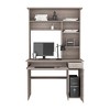 CAVINAS Home Office Desk Modern Computer Desk with 5 Open Shelves, Storage Cabinet and Drawer for Office, Study - 3 of 4