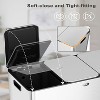 GustoWave 3 X 7.9 Gallon (3 X 30 Liter) Stainless Steel Trash Cans With Three Compartments, Featuring A Soft-Close Lid, Pedal, And Removable Bucket. - 3 of 4