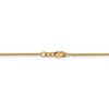 Black Bow Jewelry 1.7mm 14k Yellow Gold Solid Flat Cable Chain Necklace - 4 of 4