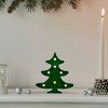 Northlight 8.75" Battery Operated LED Lighted Christmas Tree Marquee Sign - Green - 2 of 4