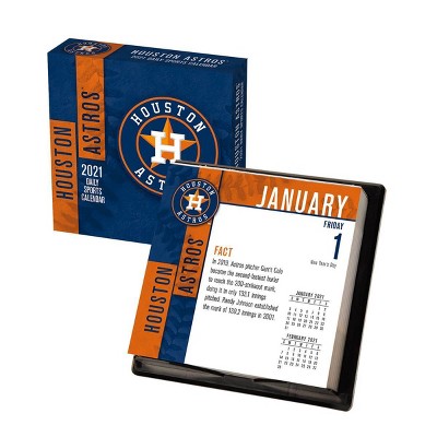  MLB Houston Astros 5.25"x5.25" Daily Boxed Calendar 
