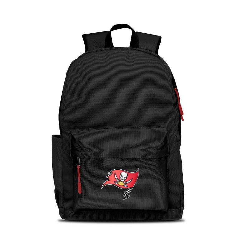NFL Tampa Bay Buccaneers Campus Laptop Backpack - Black, 1 of 2