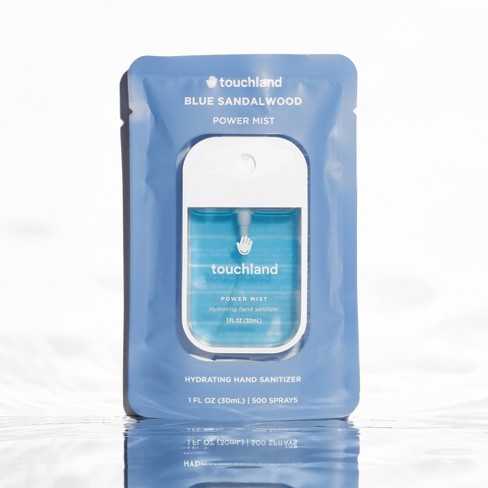 Touchland Power Mist Blue Sandalwood Hydrating Hand Sanitizer - 1 Fl Oz  (500 Sprays) : Target