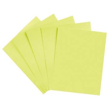 Staples Brights Multipurpose Paper 24 lbs. 8.5" x 11" Light Yellow 500/Ream (20107) 16417