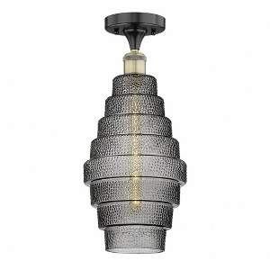 Cascade - 5W 1 LED Semi-Flush Mount In Industrial Style-17.75 Inches Tall and 8 Inches Wide - 1 of 1