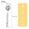 Unique Bargains Stainless Steel with Clip 2 in 1 Coffee Measuring Spoon 3 Pcs - 2 of 4