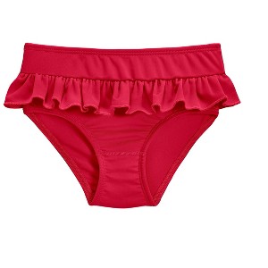 City Threads USA-Made Girls Ruffle UPF 50+ Swim Briefs - 1 of 4
