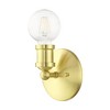 Livex Lighting Lansdale 1 - Light Vanity in  Satin Brass - 2 of 4
