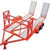 Tandem Car Trailer with Tire Rack Orange "Texaco" for 1/43 Scale Model Cars by GMP - 2 of 4