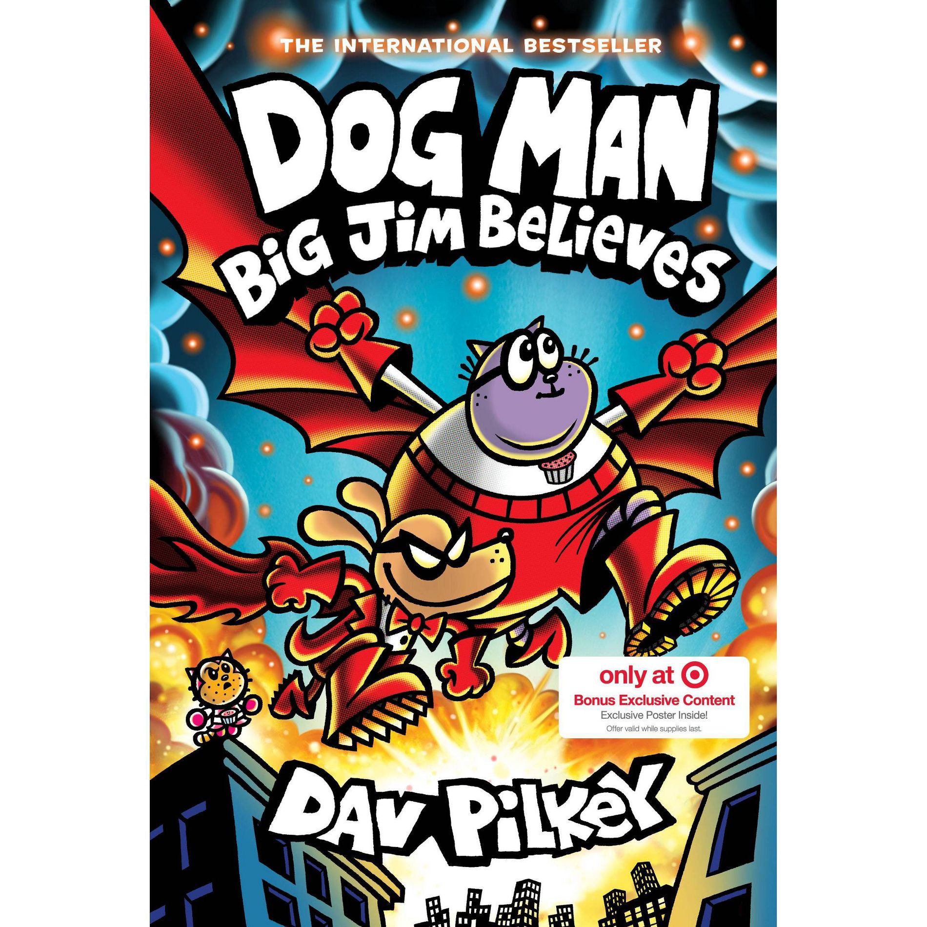 Dog Man: Big Jim Believes: Dog Man #14 - Target Exclusive Edition - by Dav Pilkey (Paperback)
