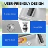 36x21x40 inch Kitchen Sink Stainless Steel Commercial 2 Compartment Utility Sink - 3 of 4