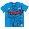 Marvel Avengers Captain America Hulk Thor Iron Man T-Shirt and Mesh Shorts Outfit Set Toddler to Big Kid - image 4 of 4