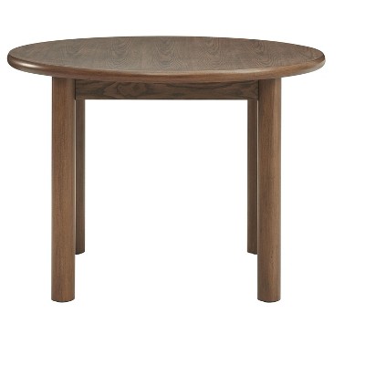 Infurnic Desks Round Dining Table, Brown, 42"*30"*42"