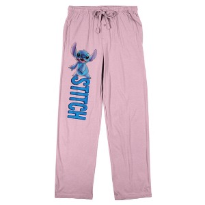 Lilo & Stitch Stitch Pose Women’s Cradle Pink Sleep Pajama Pants - 1 of 4