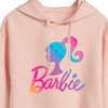 Women's - Barbie - Holidays & Christmas Cropped Graphic Hoodie - 2 of 3