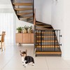 Costway 8 Panel Baby Safe Metal Gate Play Yard Barrier Pet Fence Adjustable - 4 of 4