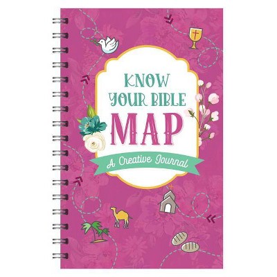 Know Your Bible Map [women's Cover] - (Faith Maps) by  Compiled by Barbour Staff (Spiral Bound)