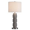 Modern Layered Base Table Lamp Brushed Steel - StyleCraft - 2 of 4