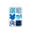 John Bead Masterpiece Collection Mixed Glass Bead Box Le Pont de l'Europe by Gustave Caillebotte 85g - 2 of 4